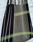 Hand Woven - Las Rayas Tote - Black