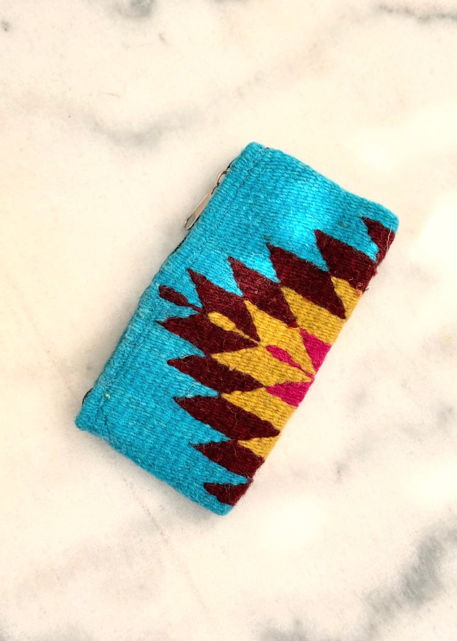 Native American - Zapotec Made - Wool Pouch - Hand Woven