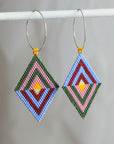 ēska askī x LUZ Collection - Native American Hand Beaded Earrings