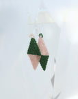 ēska askī x LUZ Collection - Native American Hand Beaded Earrings - Acorns