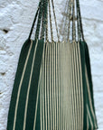 Hand Woven - Las Rayas Tote - Verde