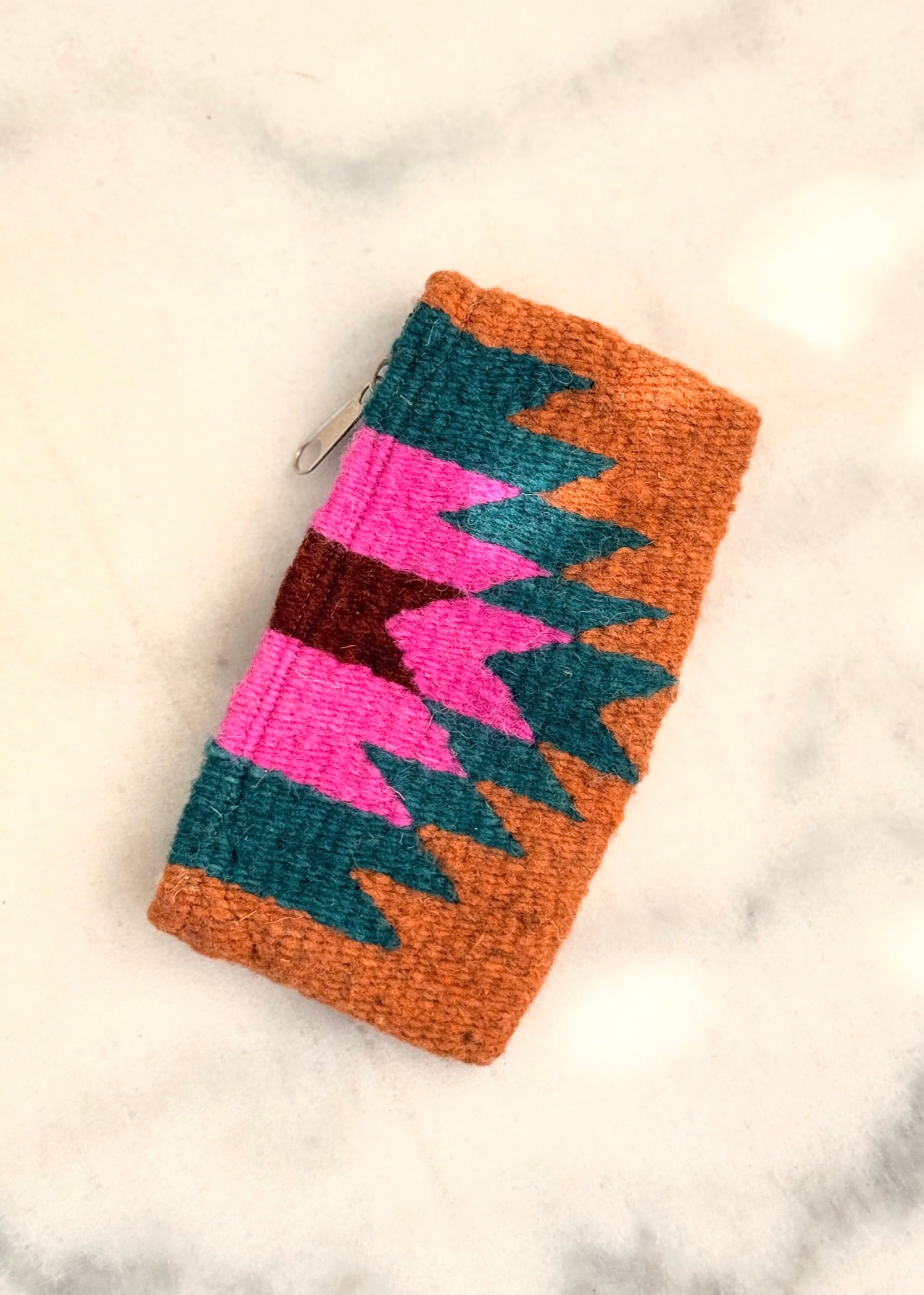 Native American - Zapotec Made - Wool Pouch - Hand Woven