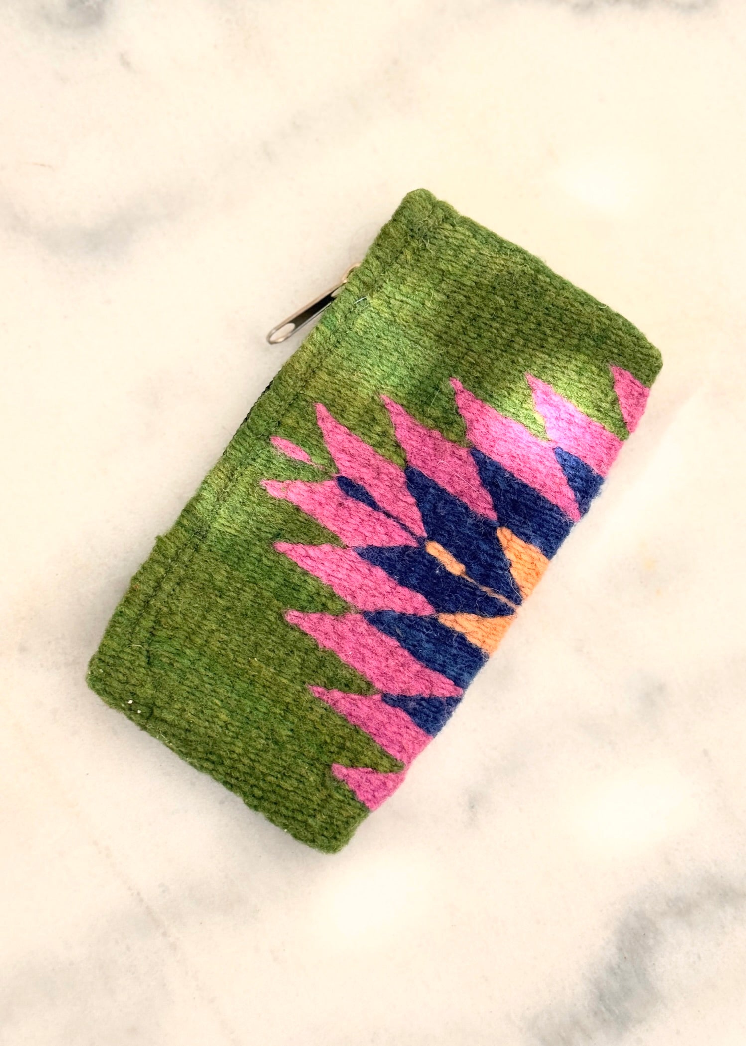 Native American - Zapotec Made - Wool Pouch - Hand Woven