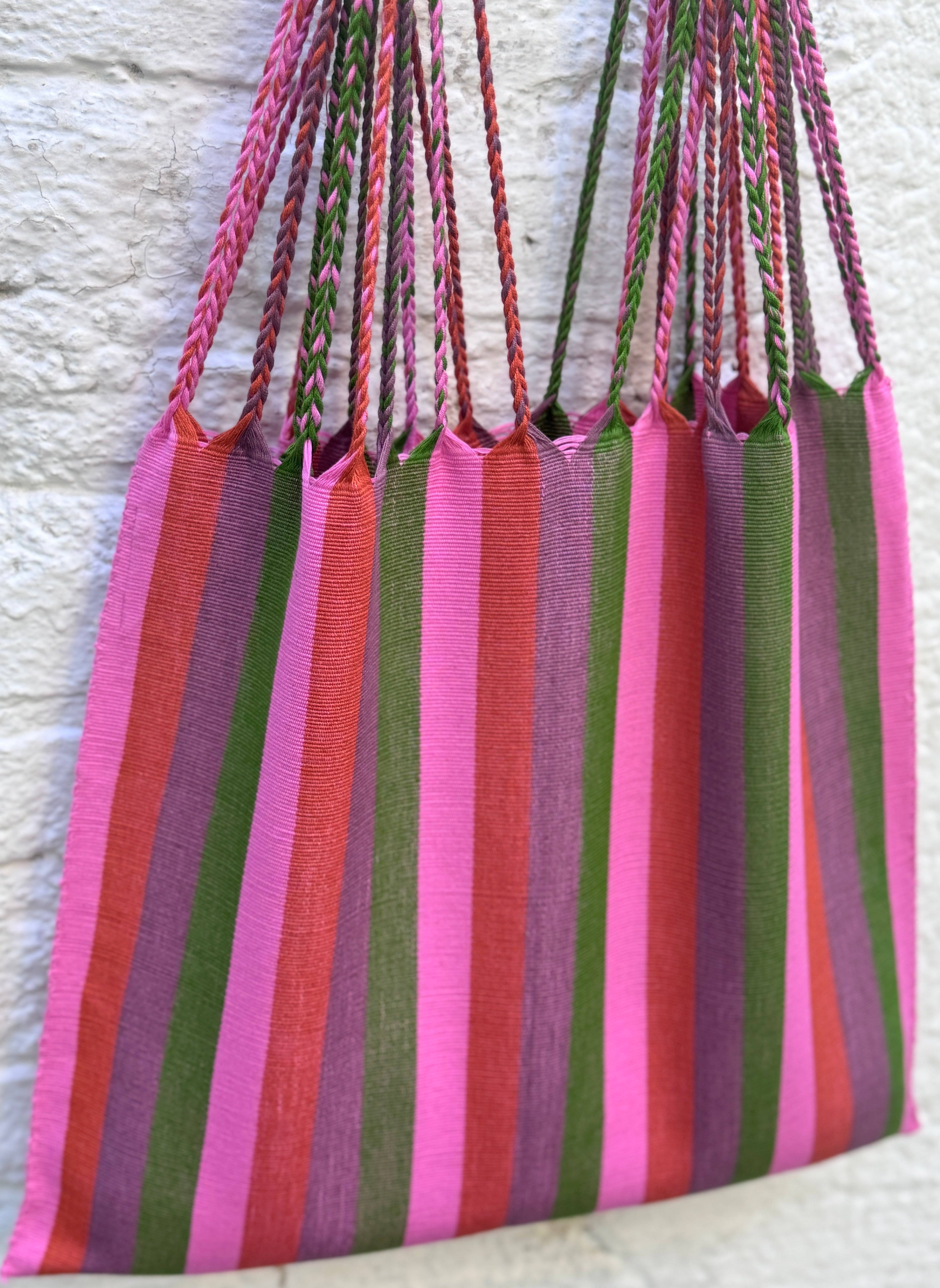 Hand Woven - Las Rayas Tote - El Verano