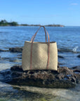 La Favorita - Hand Woven From Natural Palm - Leather Straps - Now 40% Off