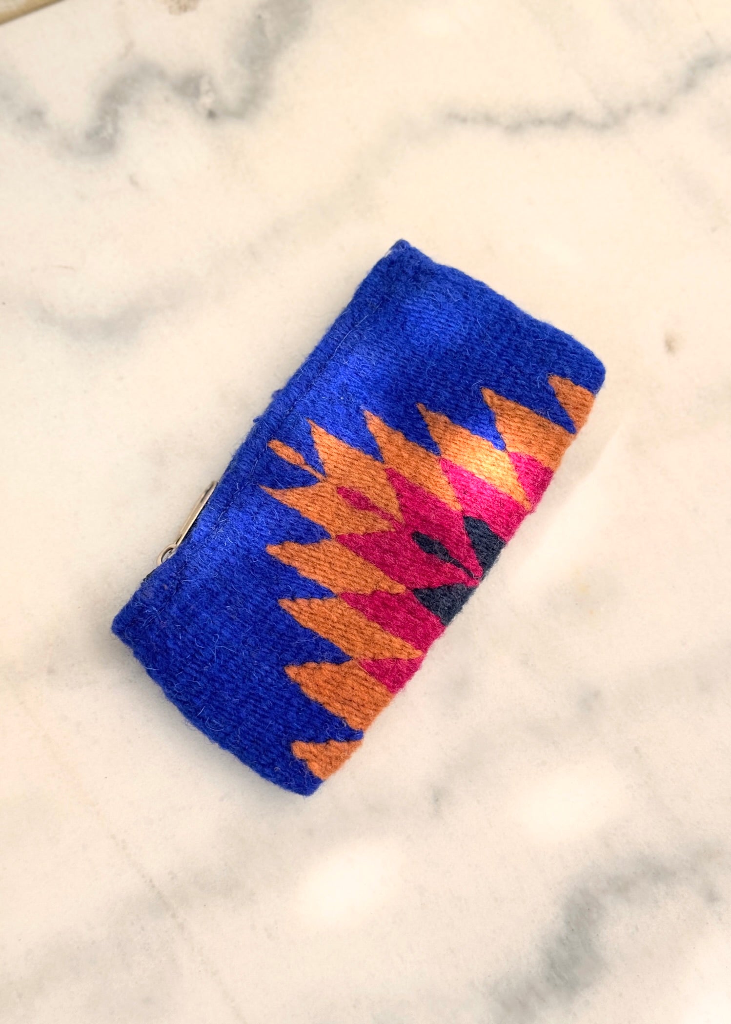 Native American - Zapotec Made - Wool Pouch - Hand Woven