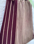 Hand Woven - Las Rayas Tote - Vino Tinto