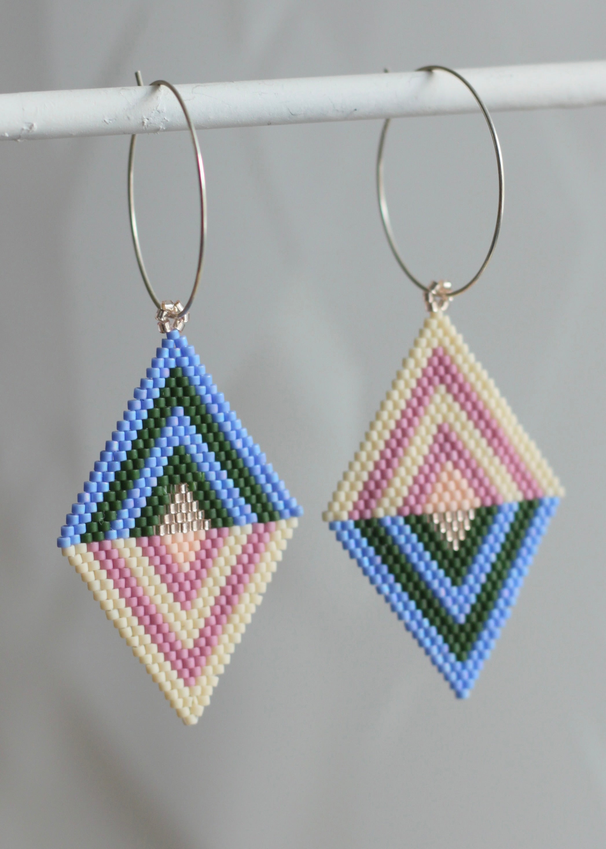 ēska askī x LUZ Collection - Native American Hand Beaded Earrings