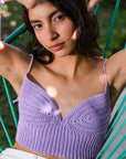 Copy of Hand Crocheted Halter Top - Lavender