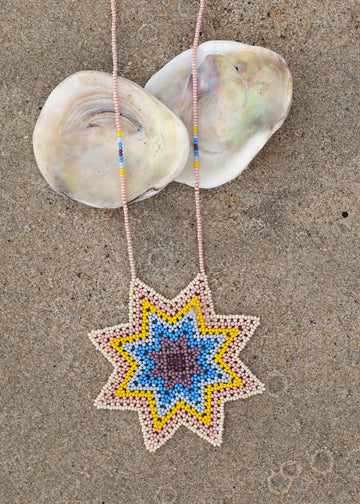 Beaded Morning Star Necklace