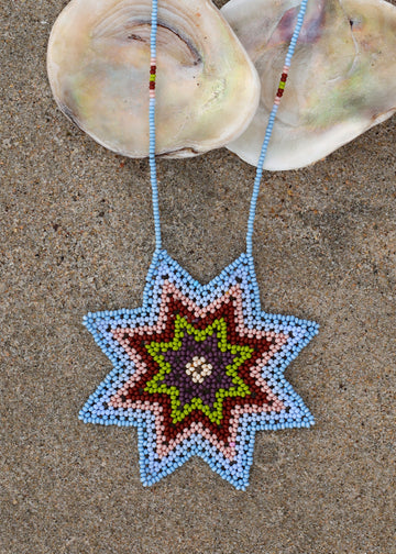 Beaded Morning Star Necklace