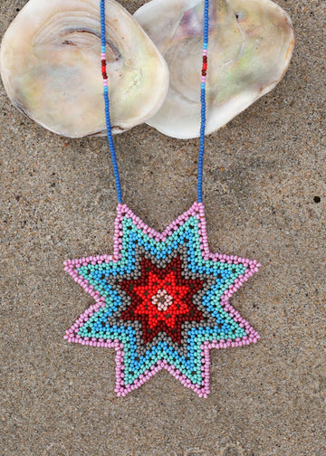 Beaded Morning Star Necklace