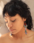ēska askī x LUZ Collection - Native American Hand Beaded Earrings