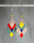 ēska askī x LUZ Collection - Native American Hand Beaded Earrings - Sundance
