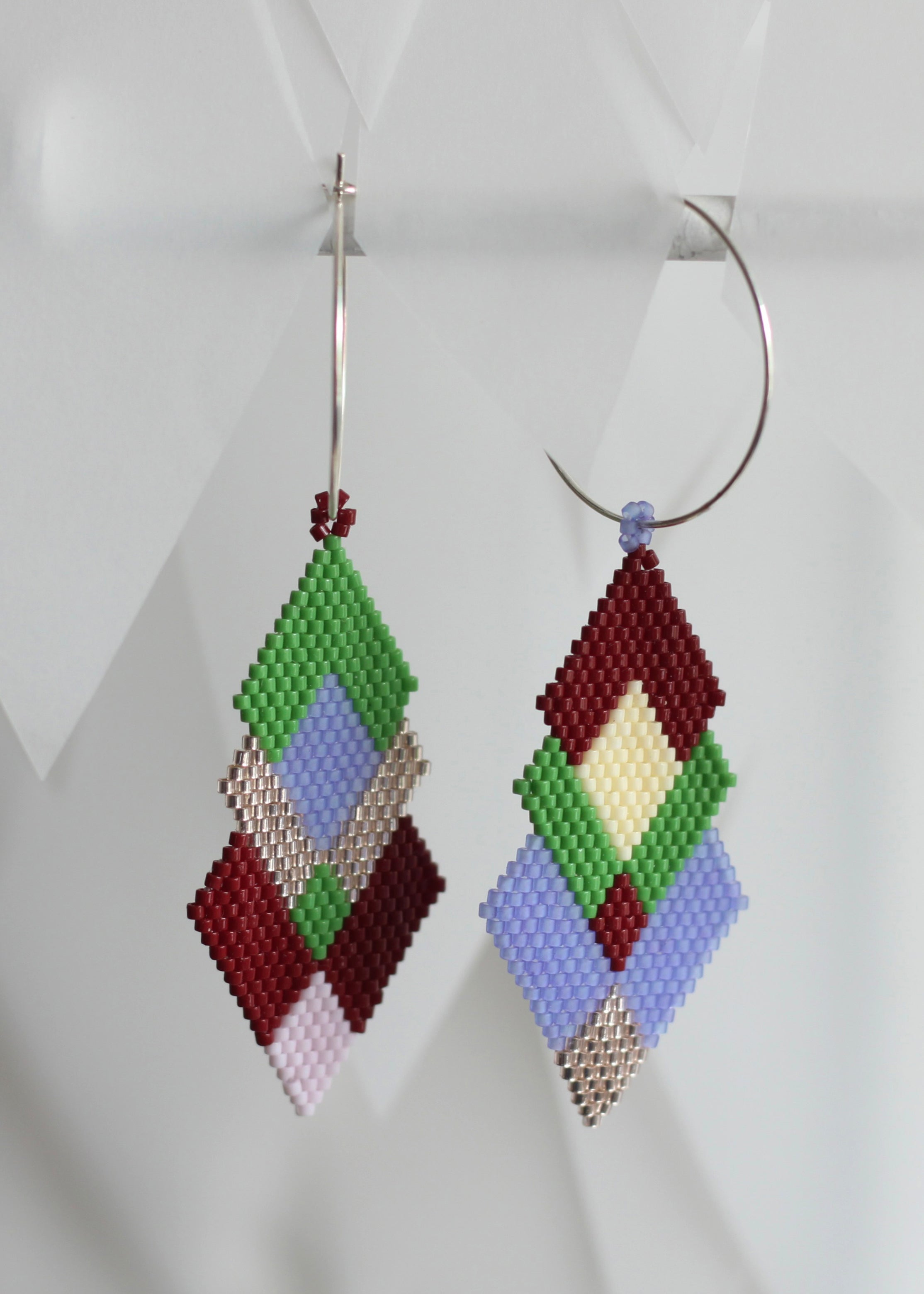 ēska askī x LUZ Collection - Native American Hand Beaded Earrings - Feast