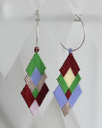 ēska askī x LUZ Collection - Native American Hand Beaded Earrings - Feast