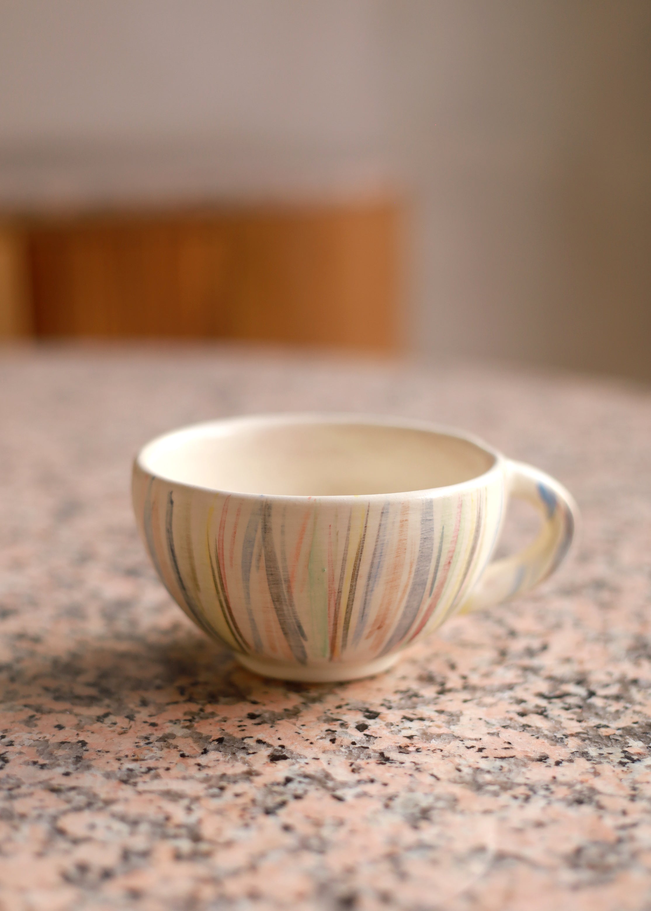 Flat White Mug - 8 oz Coffee Cup - Made in Oaxaca