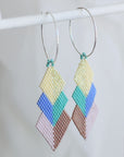 ēska askī x LUZ Collection - Beaded Earrings Japanese Glass Seed Beads - Tsi kwari