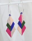 ēska askī x LUZ Collection Beaded Earrings Japanese Glass Seed Beads - Xaweri