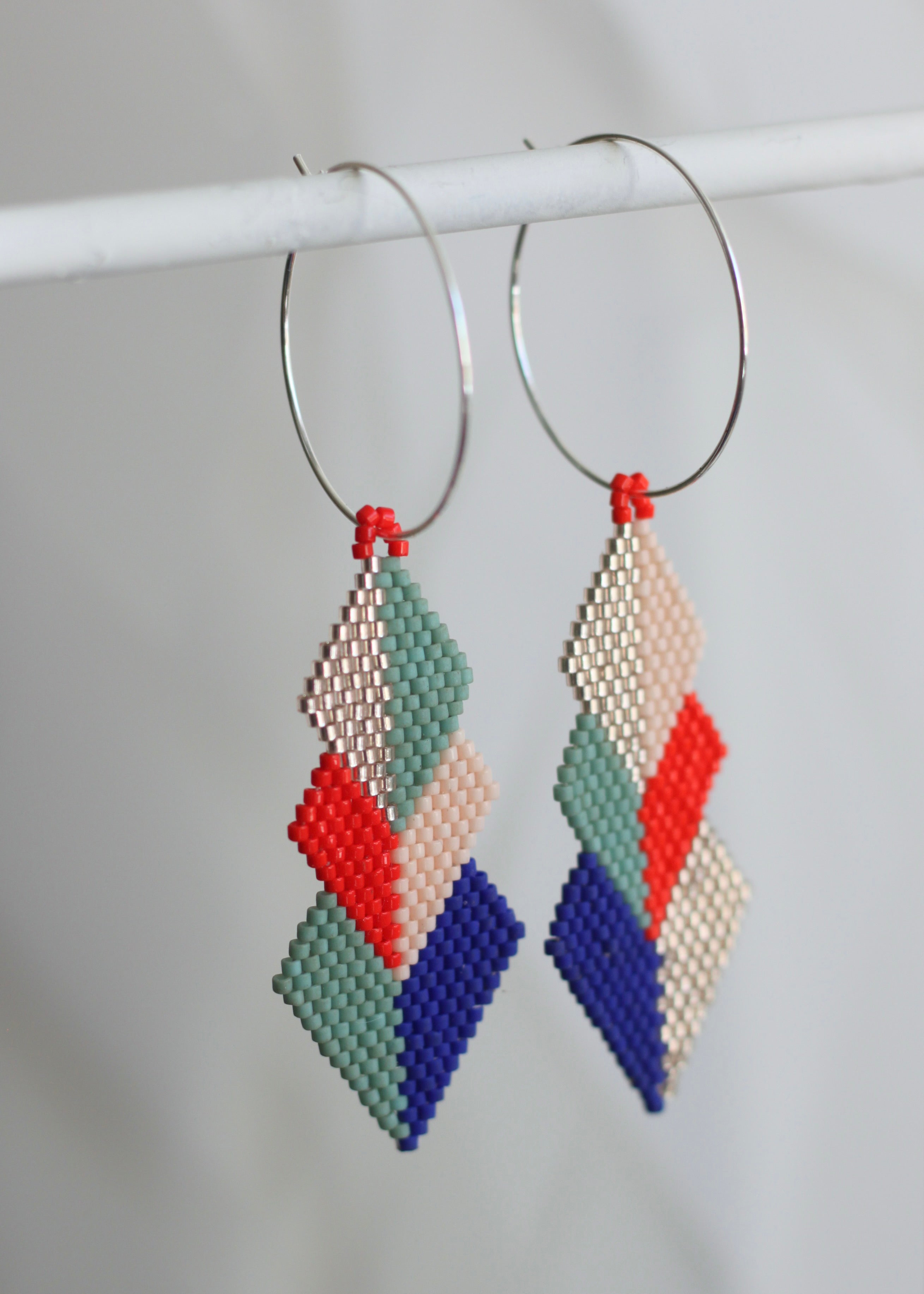 ēska askī x LUZ Collection - Beaded Earrings Japanese Glass Seed Beads