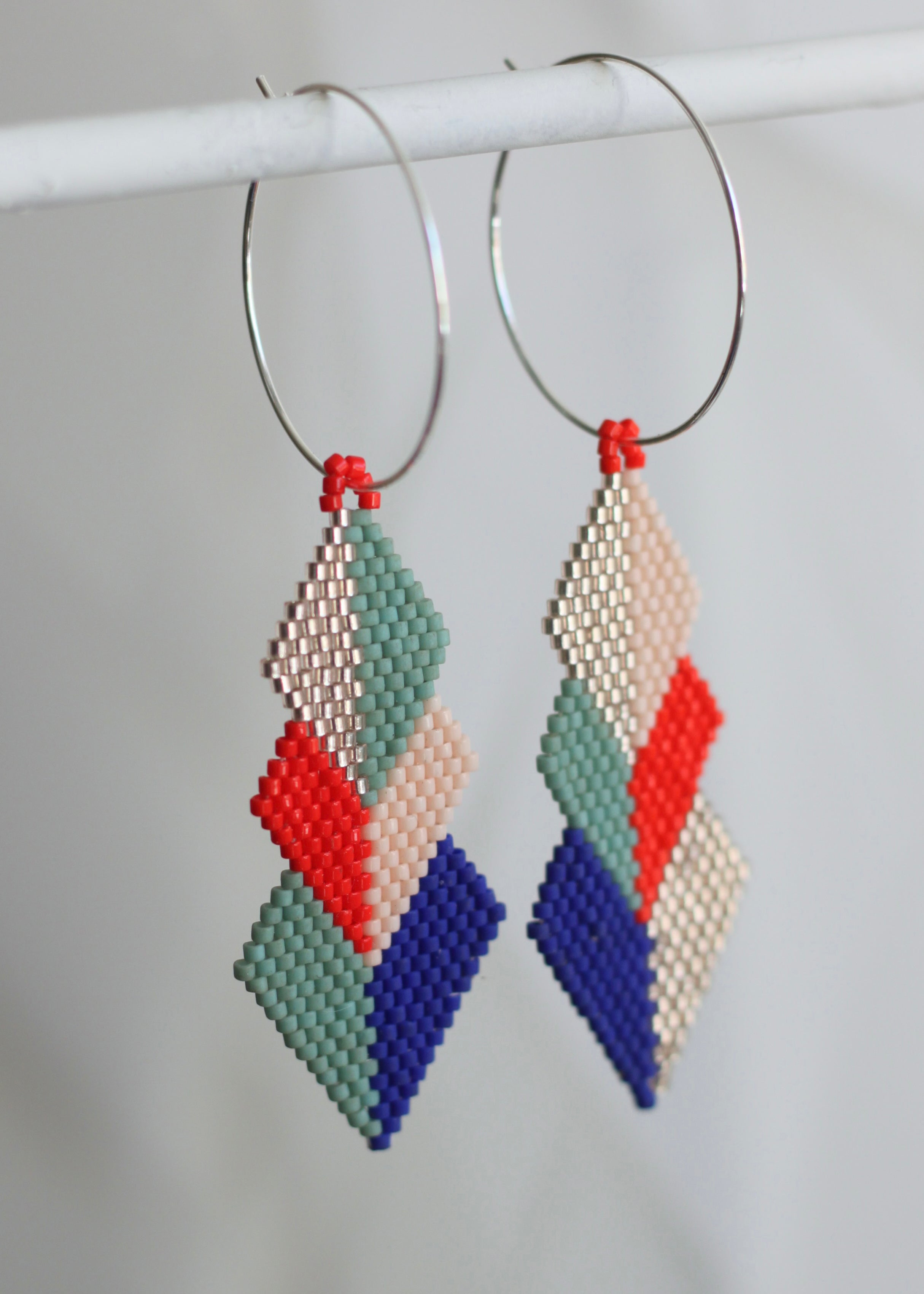 ēska askī x LUZ Collection - Beaded Earrings Japanese Glass Seed Beads