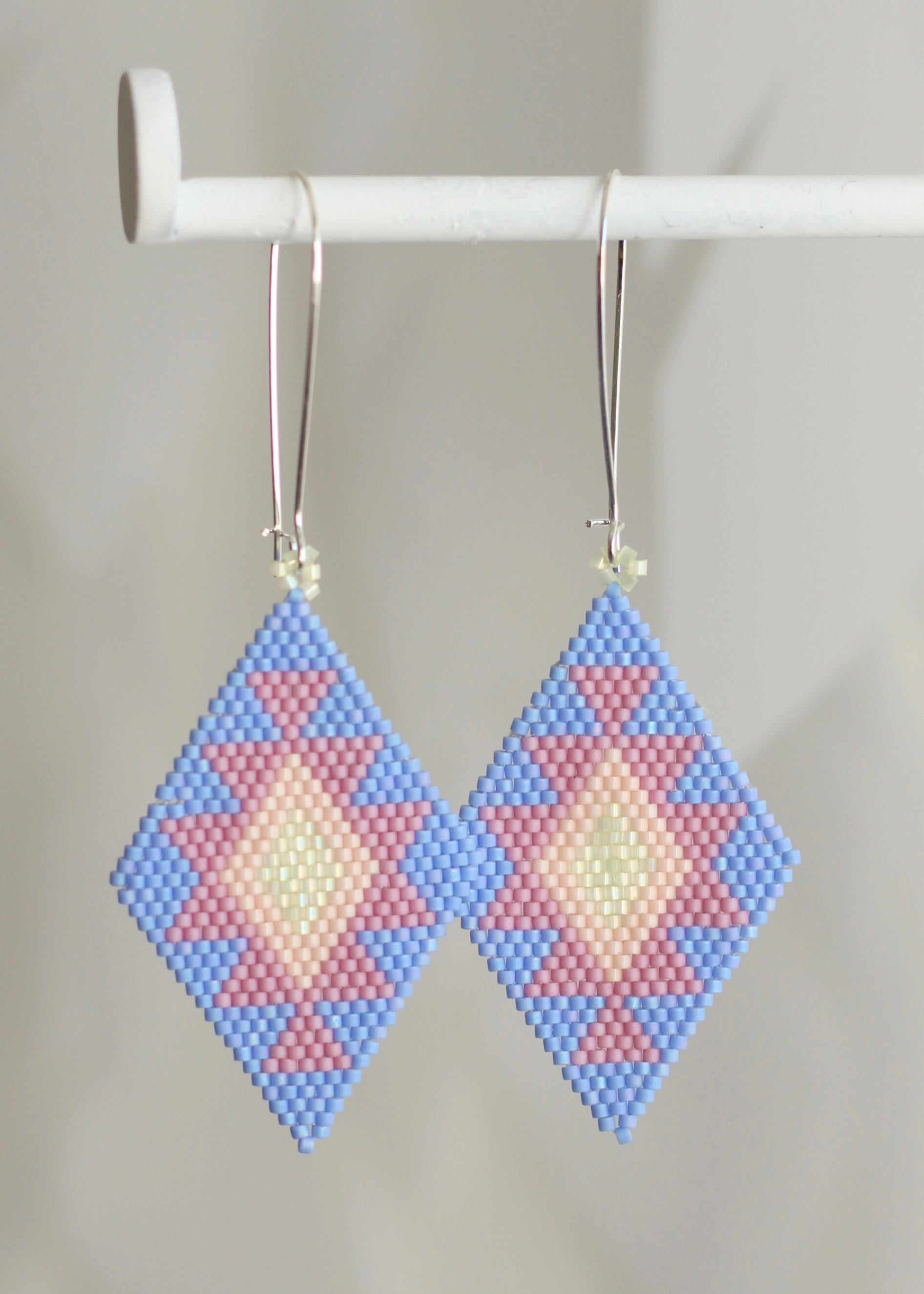 ēska askī x LUZ Collection - Native American Hand Beaded Earrings