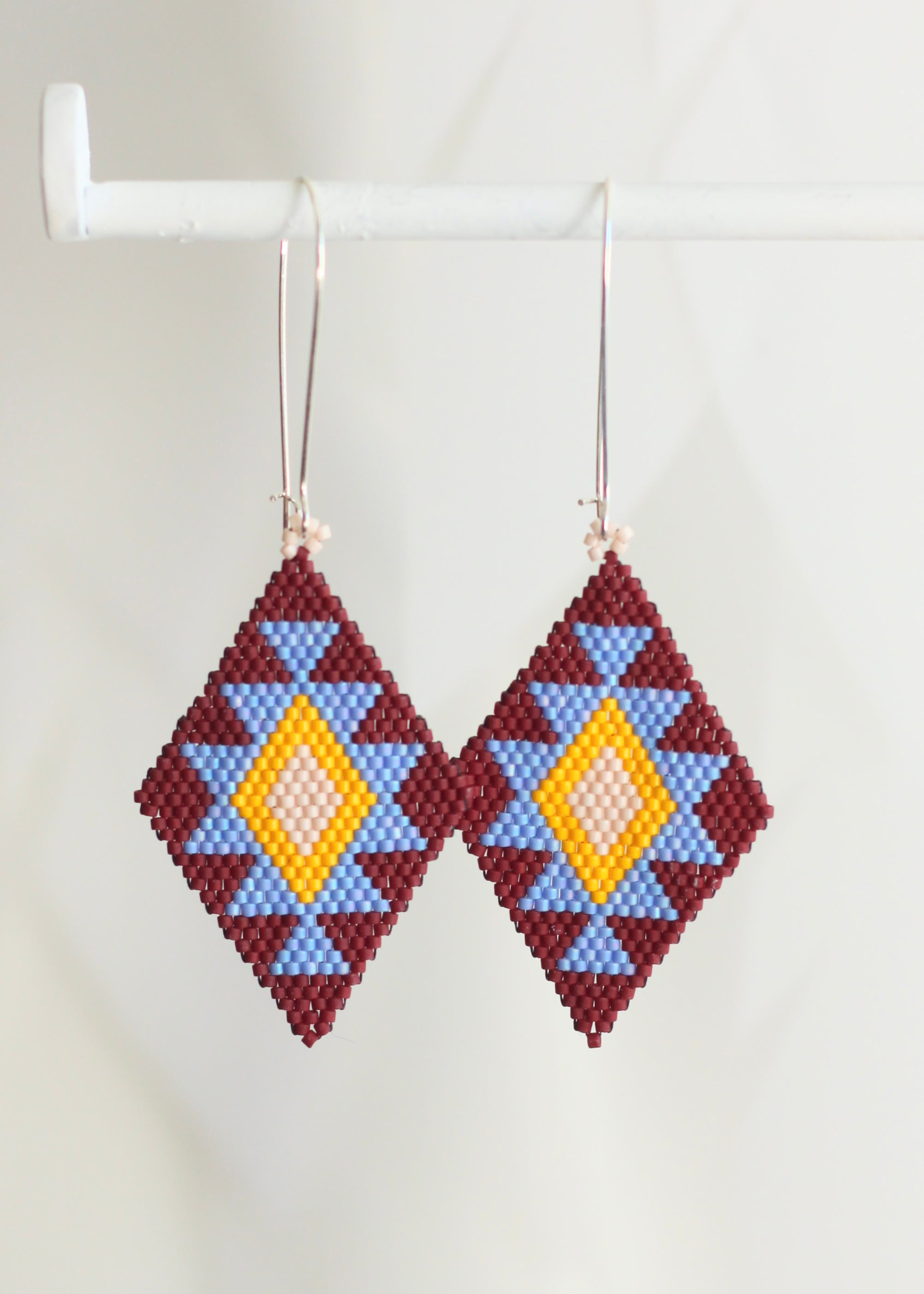 ēska askī x LUZ Collection - Native American Hand Beaded Earrings