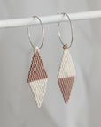 Native American - Wixárika Beaded Earrings Japanese Glass Seed Beads
