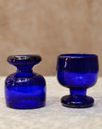 Hand Blown Glass Copa - Blue - 8 ounces - 250 ml