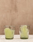 Stacking Cloud Glass Tumbler - Green - 10 ounces - 300 ml