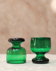 Hand Blown Glass Copa - Green - 8 ounces - 250 ml