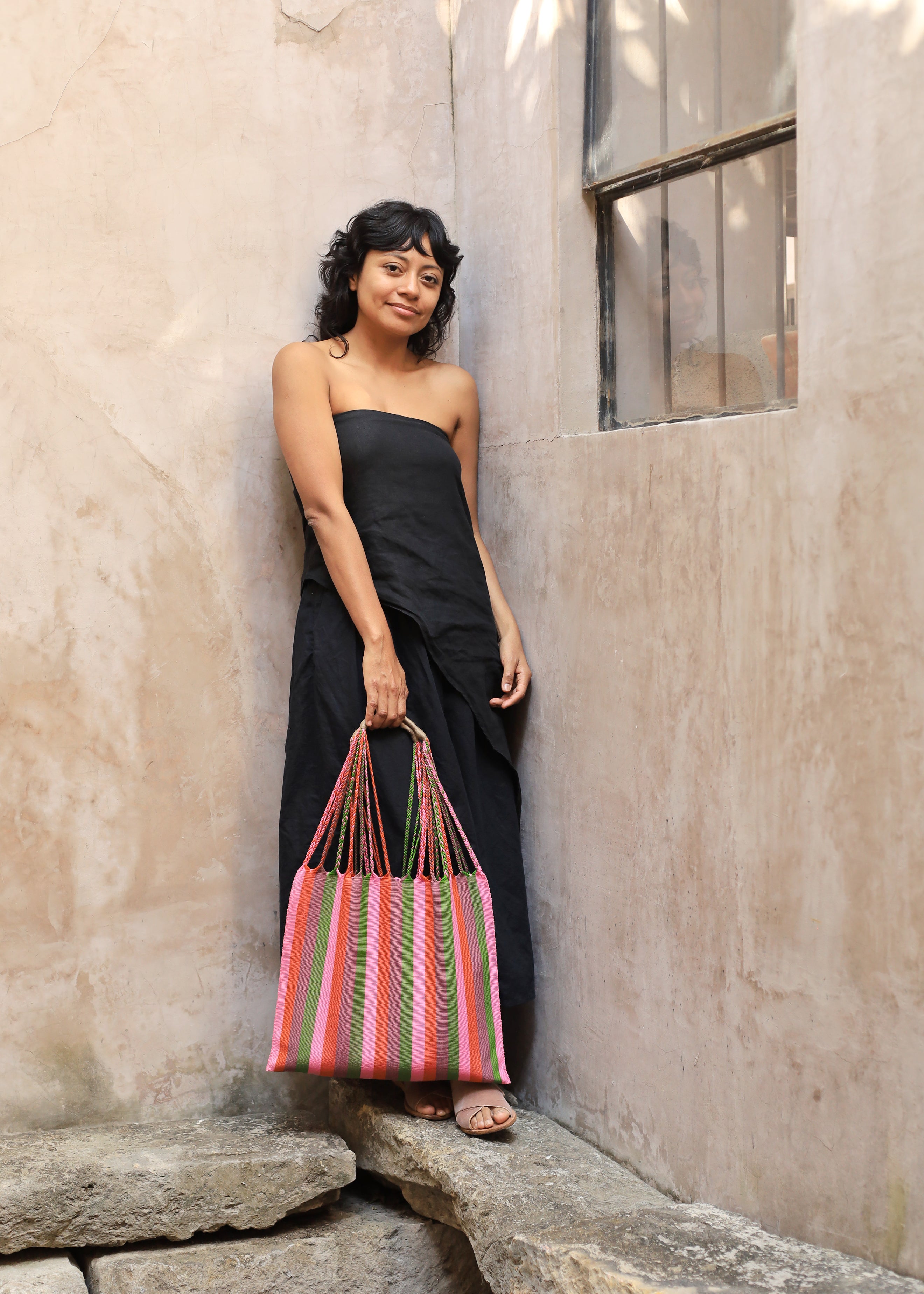 Hand Woven - Las Rayas Tote - El Verano