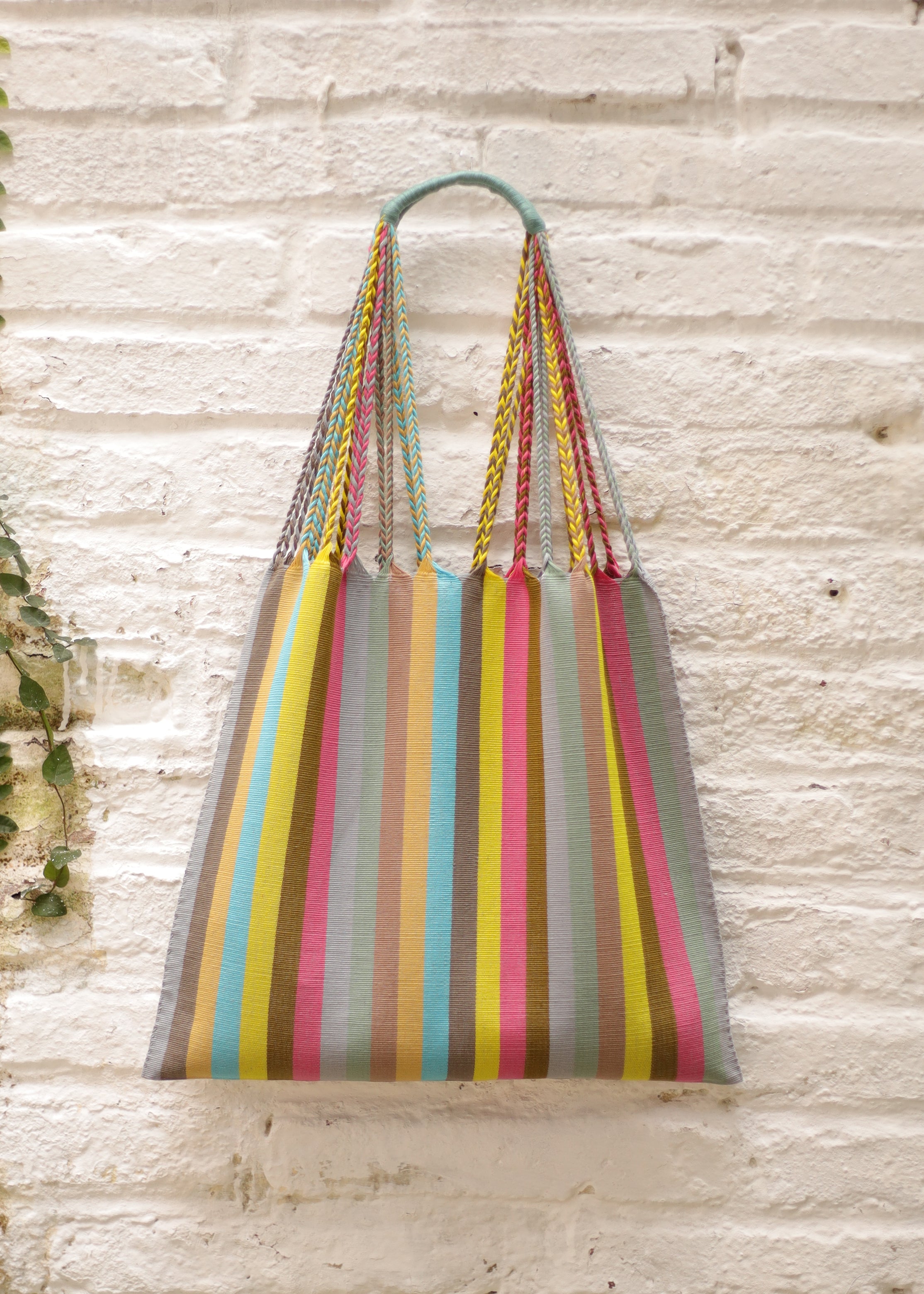 Hand Woven - Las Rayas Tote - El Invierno