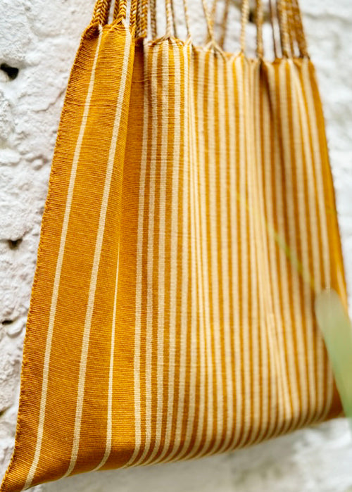 Hand Woven - Las Rayas Tote - Golden Hour