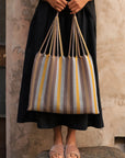 Hand Woven - Las Rayas Tote - Lost Coast