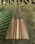 Hand Woven - Las Rayas Tote - Red Stripe