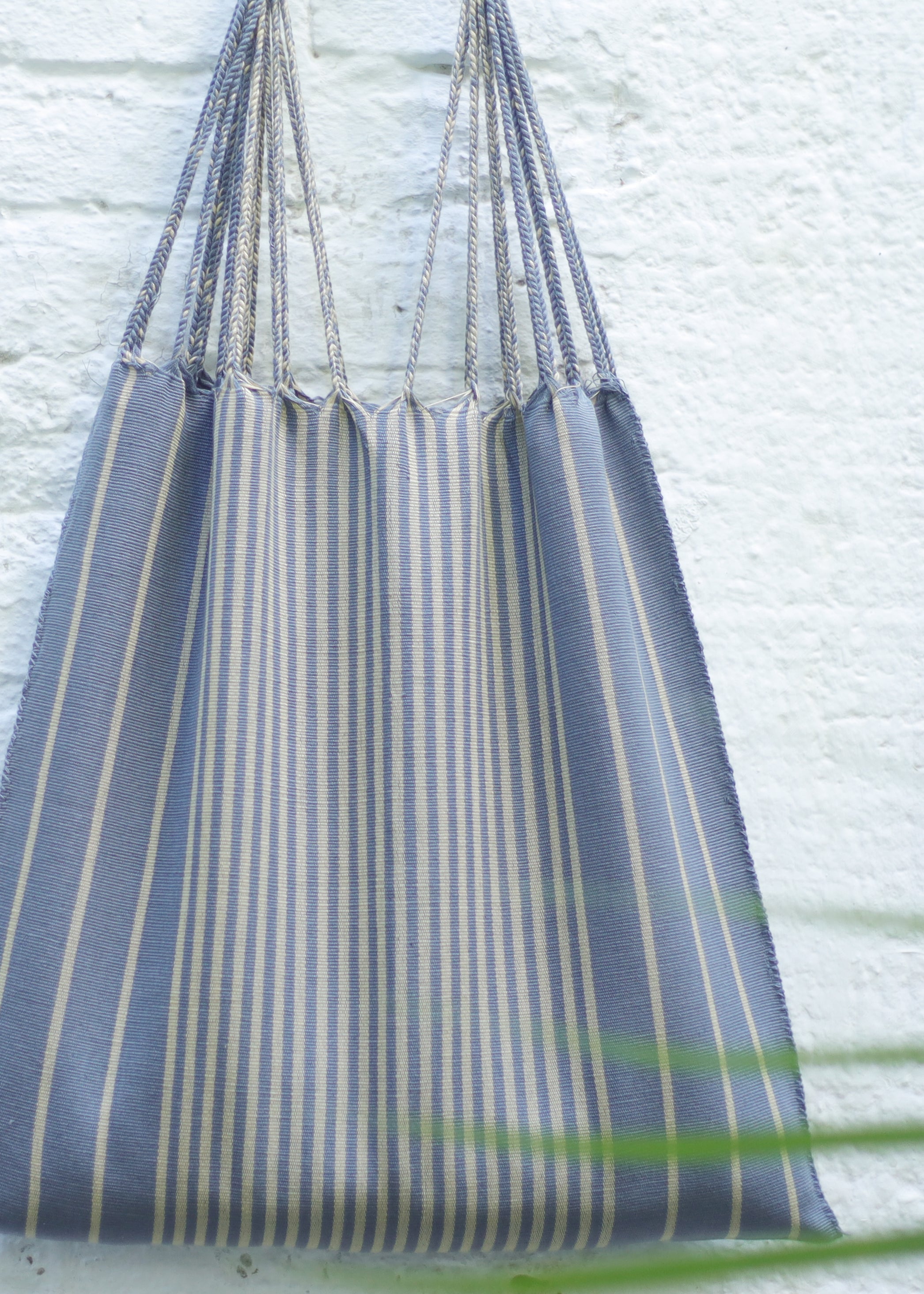 Hand Woven - Las Rayas Tote - Slate