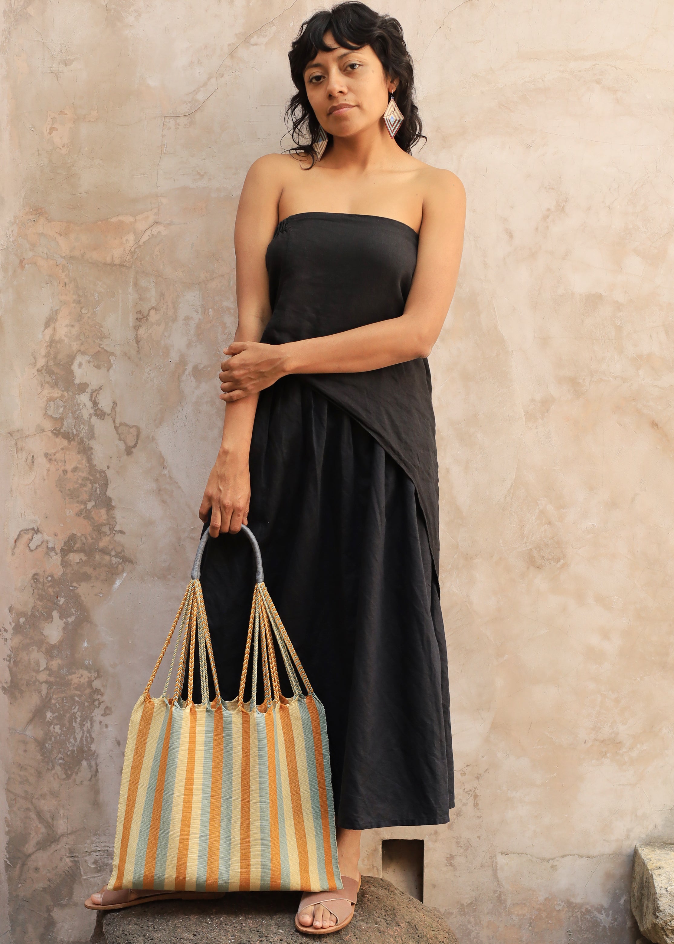 Hand Woven - Las Rayas Tote - Todos Santos