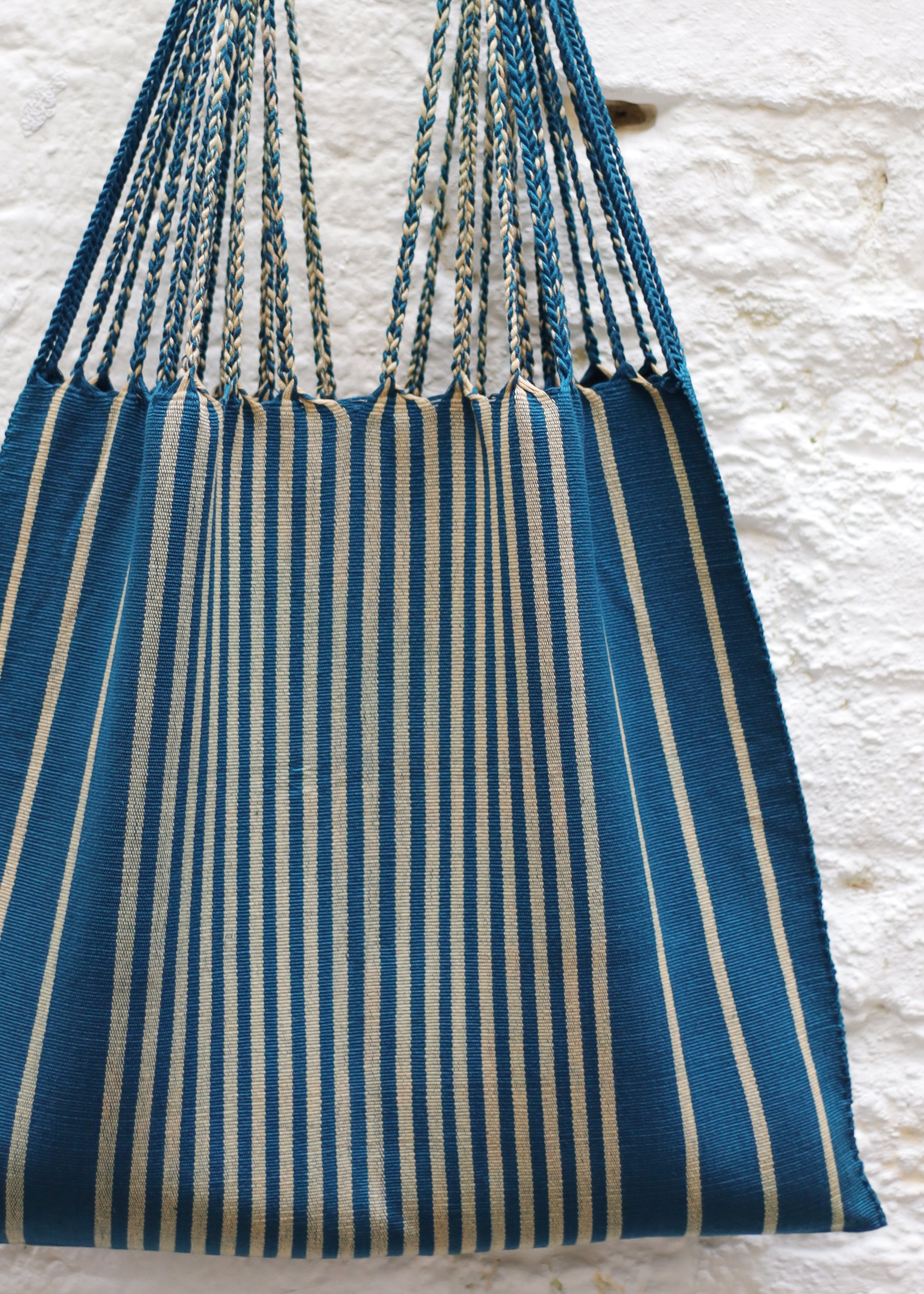 Hand Woven - Las Rayas Tote - Verdoso