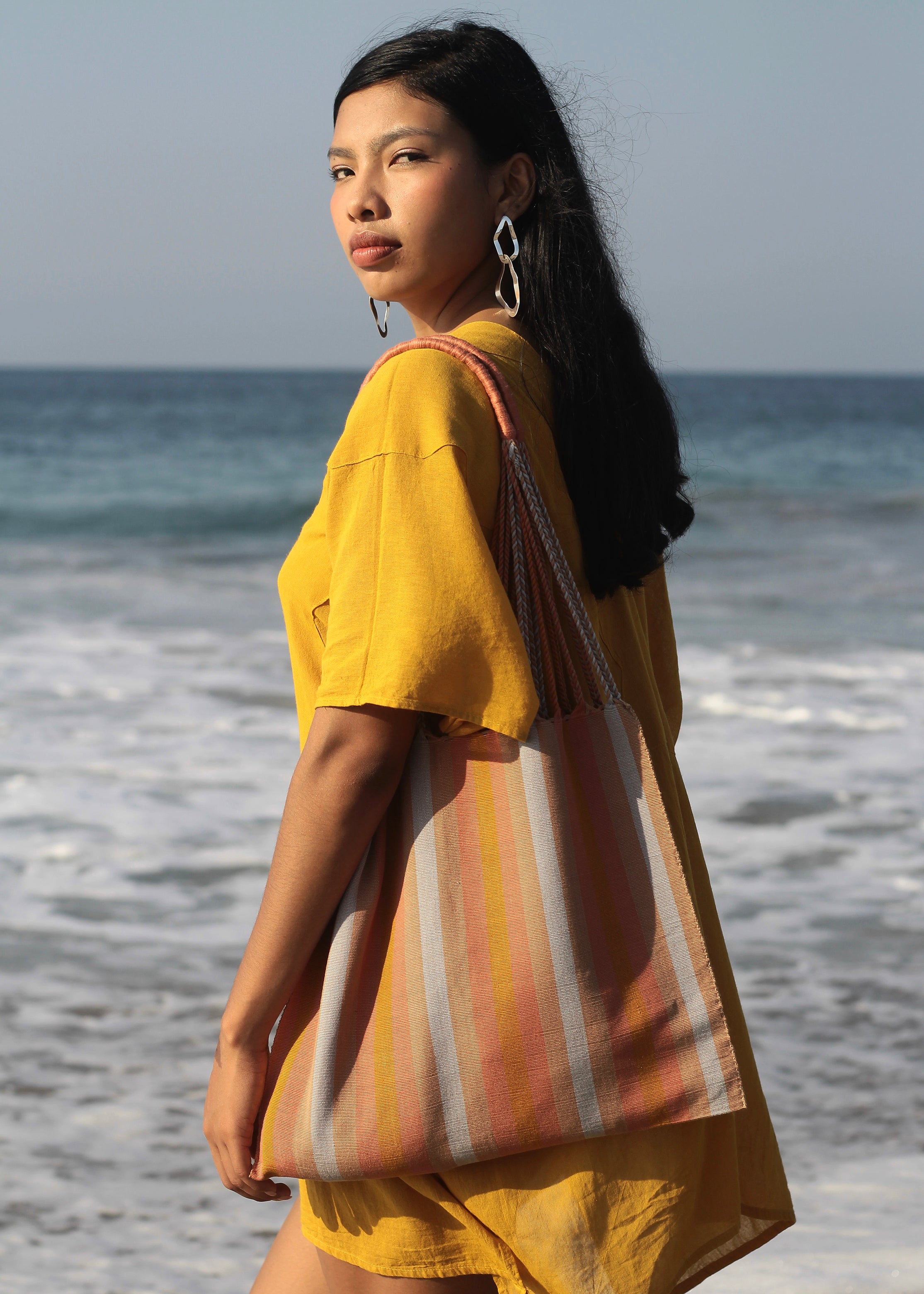 Hand Woven - Las Rayas Tote - Zuma