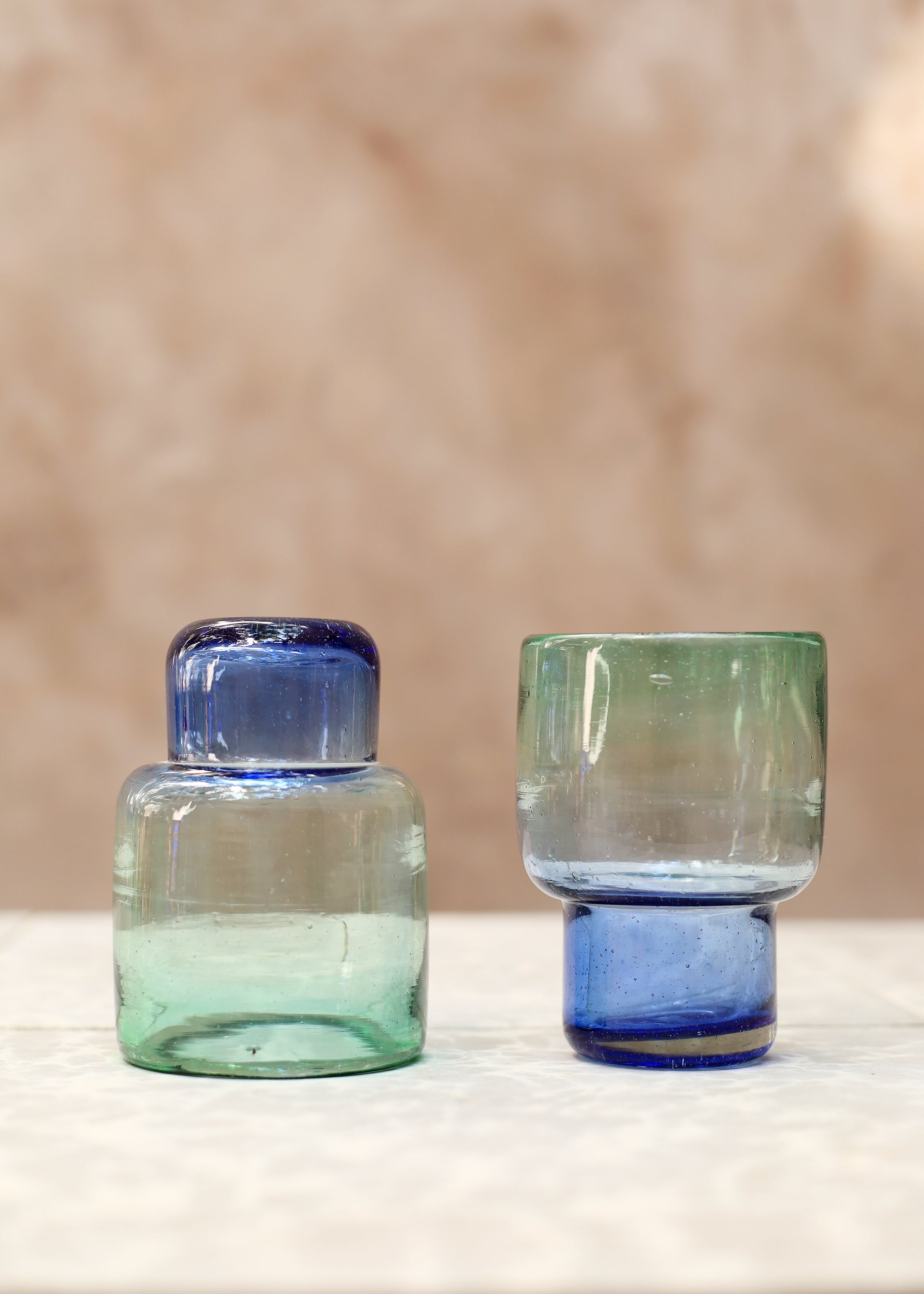 Ombré Stacking Glass Tumbler - Horizon - 10 ounces - 300 ml