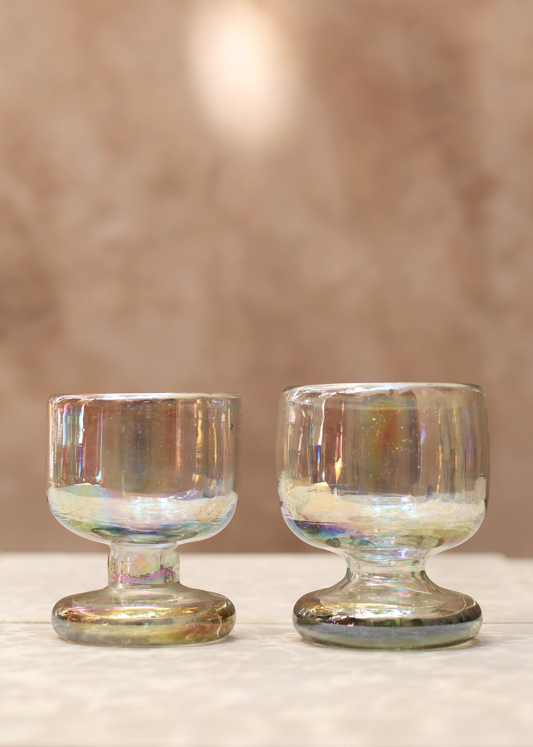 Hand Blown Glass Copa - Opal - 8 ounces - 250 ml