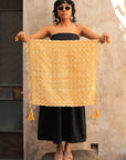 Indigenous - Maya Made - Hand Woven Cotton Scarf - Sand Dunes