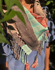 Indigenous - Maya Made - Hand Woven Cotton Scarf - Pistache