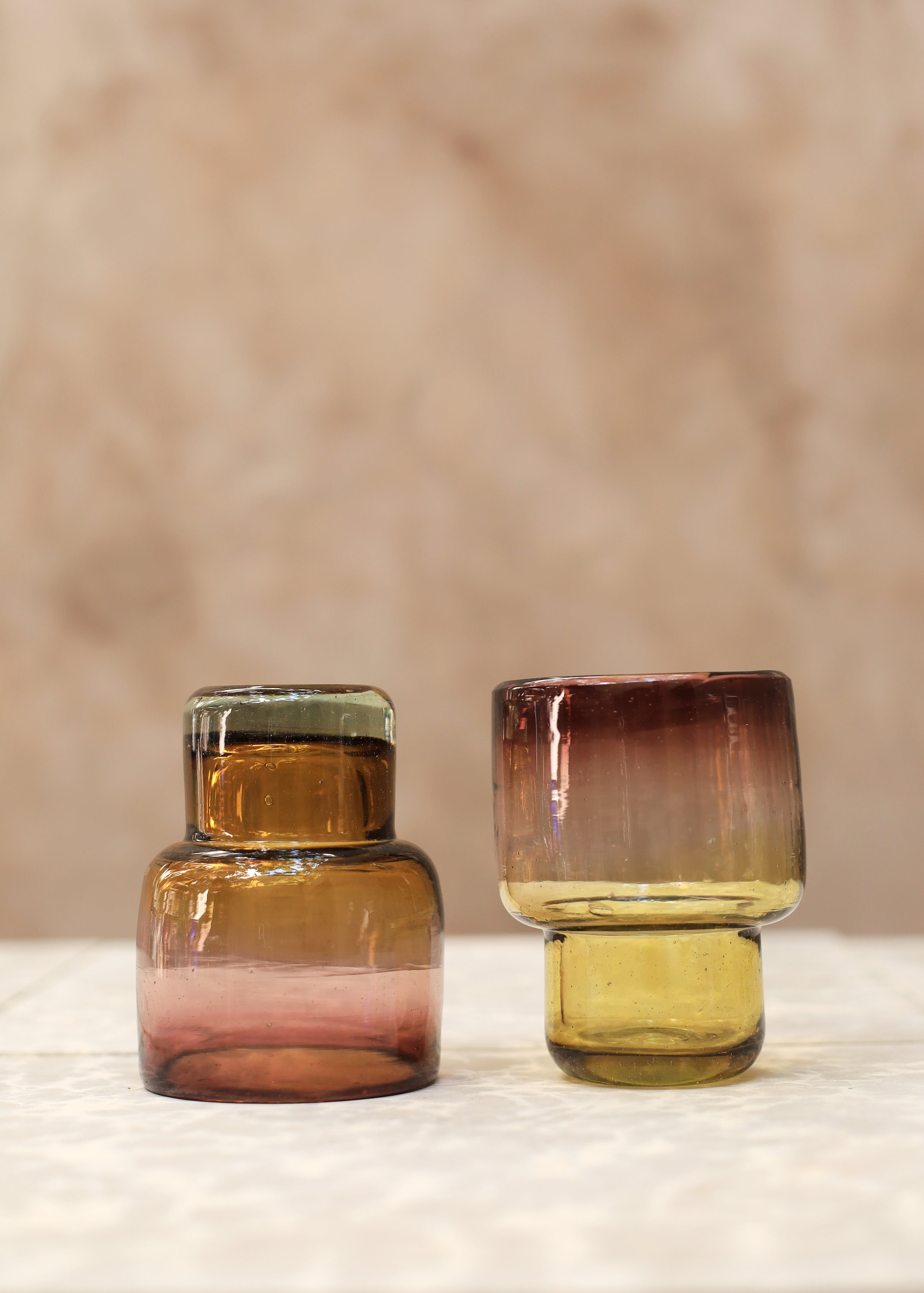 Ombré Stacking Glass Tumbler - Dawn - 10 ounces - 300 ml