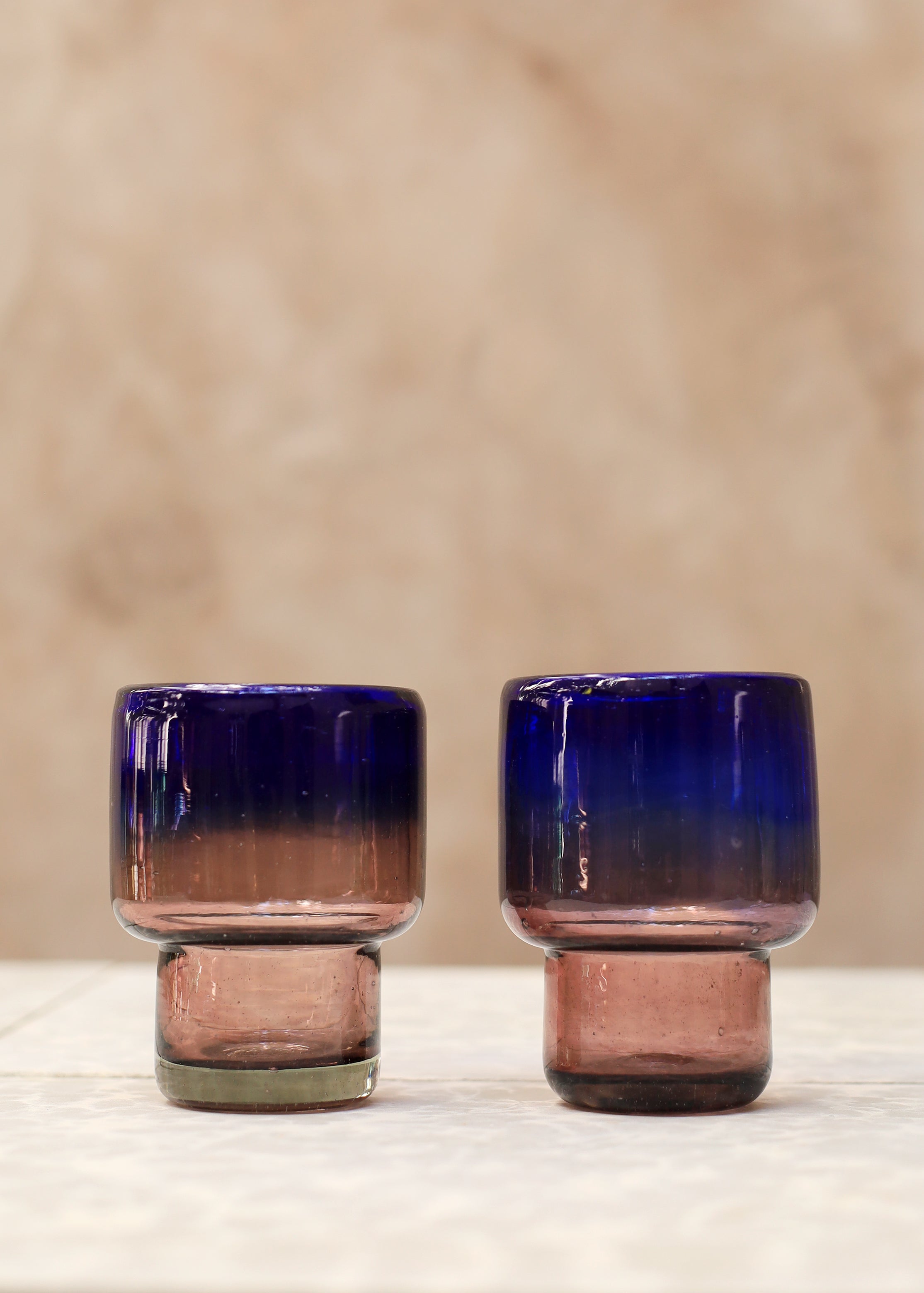 Ombré Stacking Glass Tumbler - Dusk - 10 ounces - 300 ml