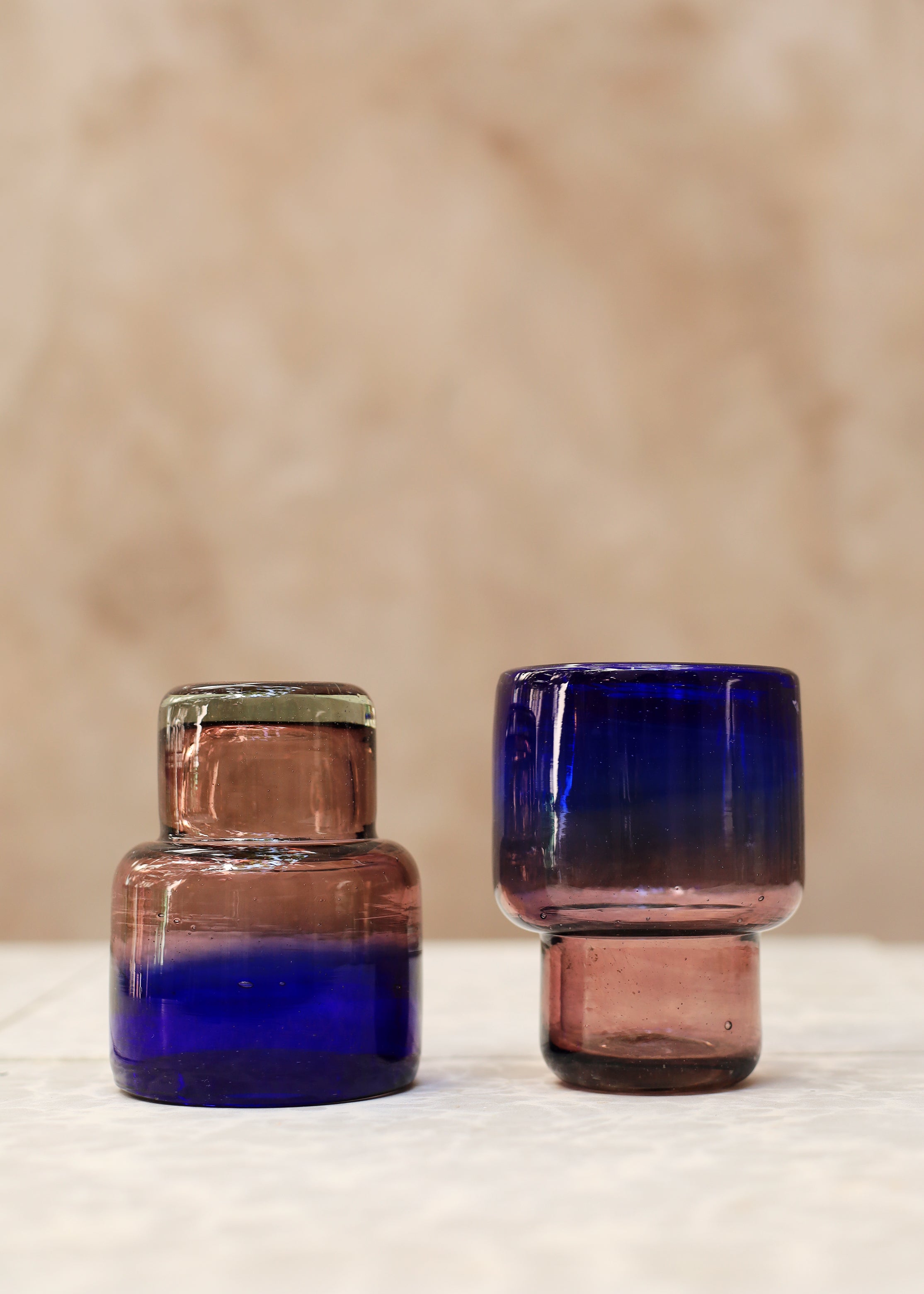 Ombré Stacking Glass Tumbler - Dusk - 10 ounces - 300 ml
