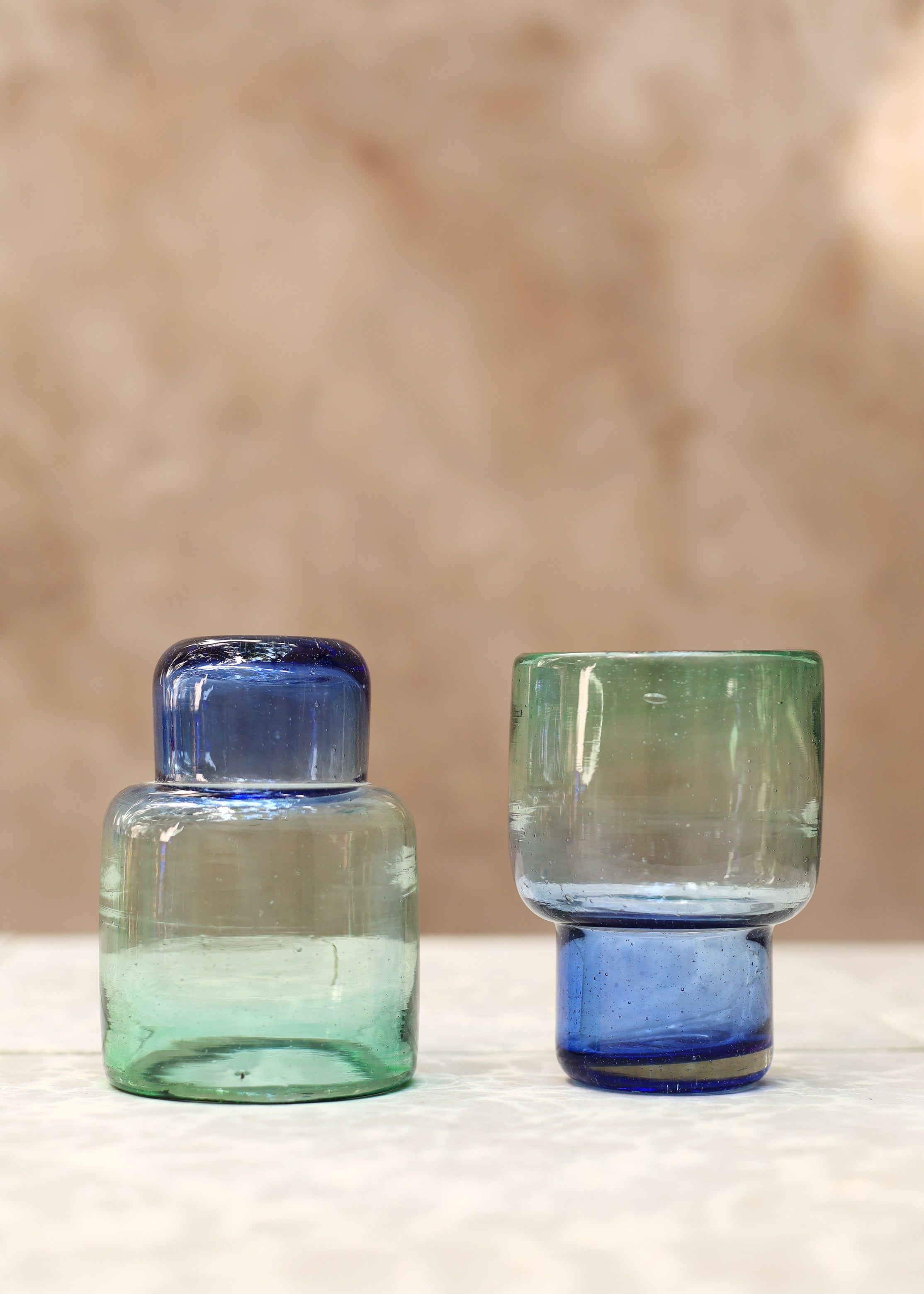 Ombré Stacking Glass Tumbler - Horizon - 10 ounces - 300 ml