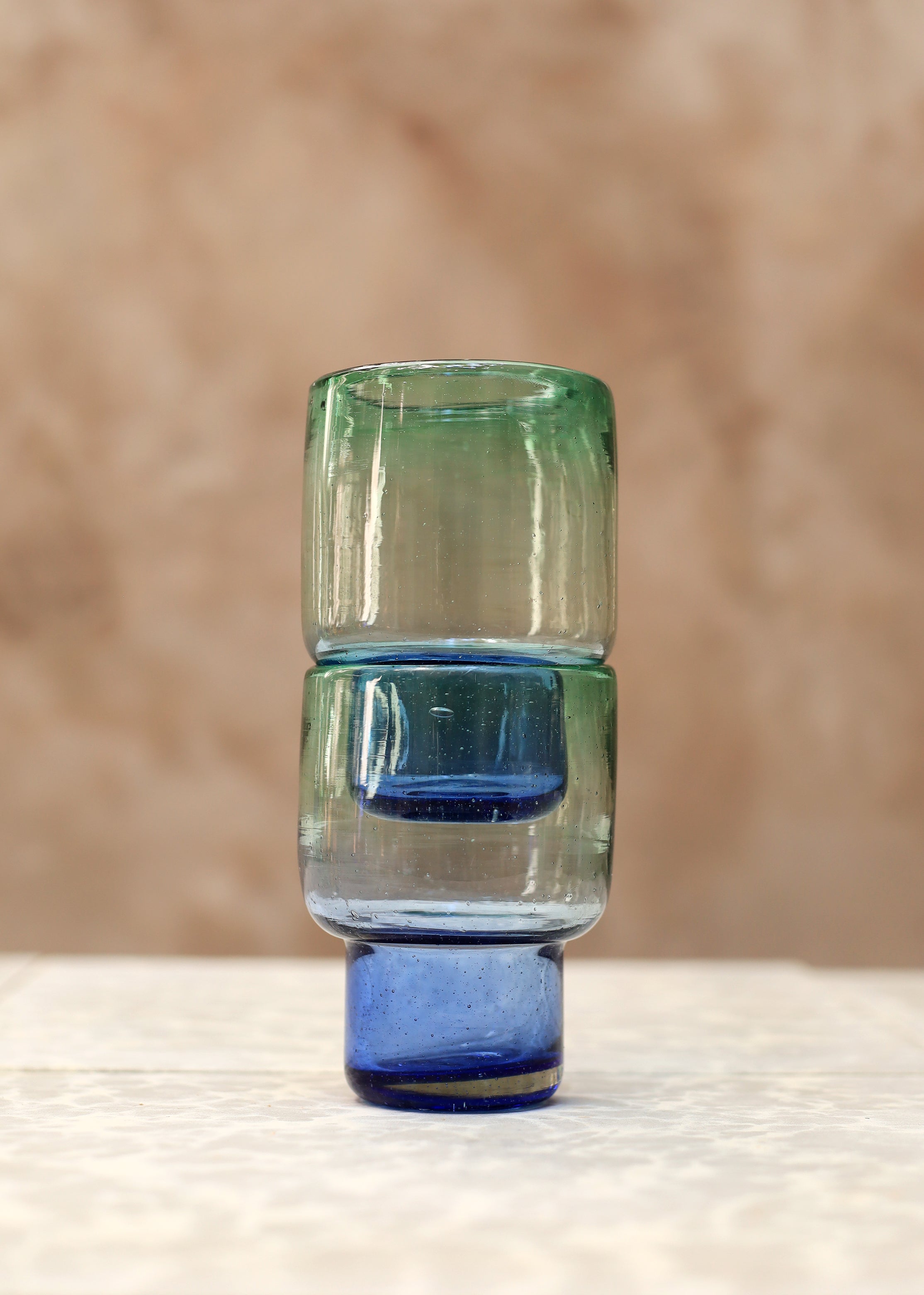 Ombré Stacking Glass Tumbler - Horizon - 10 ounces - 300 ml