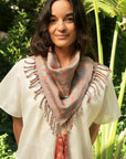 Indigenous - Maya Made - Hand Woven Cotton Scarf - Sunrise